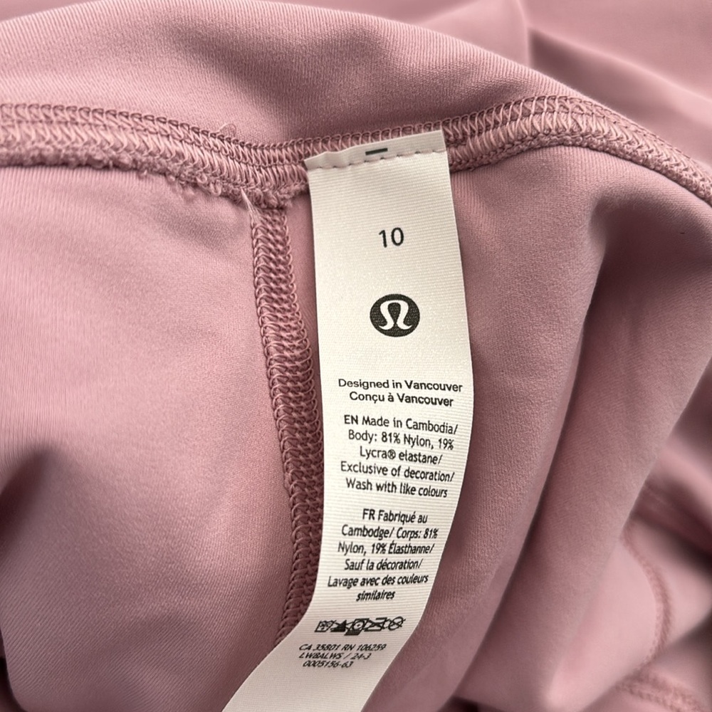 lululemon ALIGN HIGH RISE SKIRT IN ROSE BLUSH SZ 10 NWT - Picture 10 of 11